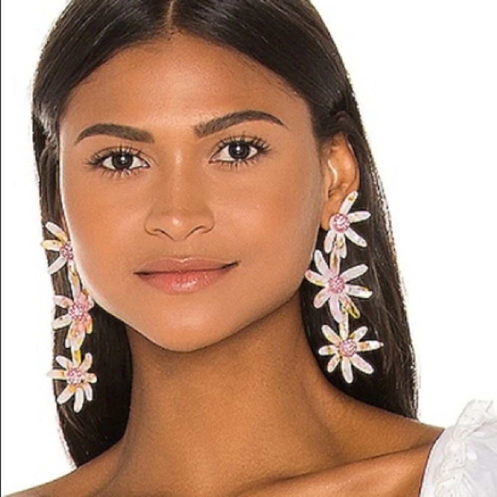 Ryder Daisy Earrings in Light Rose